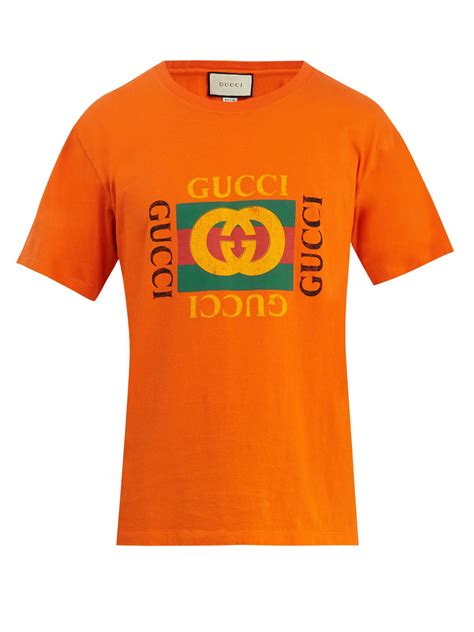 gucci orange shirt|gucci t shirt women.